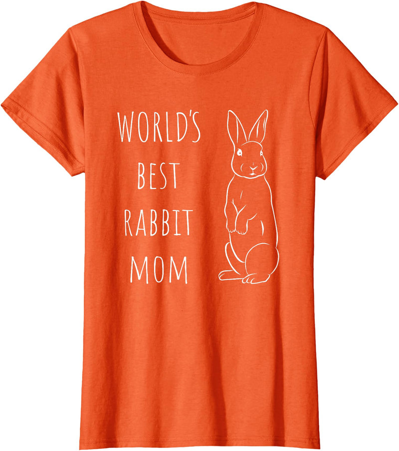 Rabbit Mummy Rabbit Pets T-Shirt in Orange
