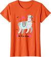 No Prob Llama - Funny Llama Alpaca Lover T-Shirt Gift Tshirt T-Shirt - Orange