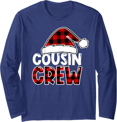 Cow Christmas Cousin Buffalo Red Plaid Pajamas Family Xmas T-Shirt