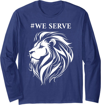 Lions Club International We Serve Lions Long Sleeve T-Shirt