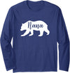 Kidars Nana Bear Long Sleeve T-Shirt - Navy Blue