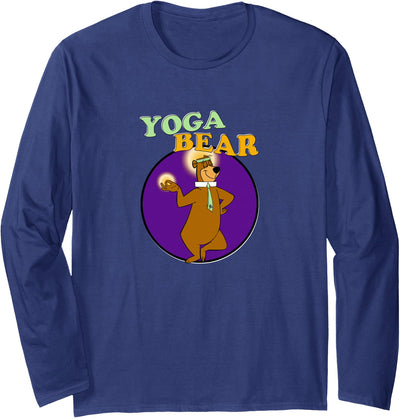Yoga Bear Funny Yogi Yoga Workout Long Sleeve Shirt