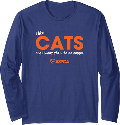 ASPCA I Like Cats Long Sleeve T-Shirt