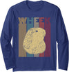 Guinea Pig Quote WHEEK Quote for a Guinea Pig owner Long Sleeve T-Shirt - Navy Blue