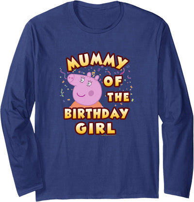 Peppa Pig Mummy of The Birthday Girl Long Sleeve T-Shirt
