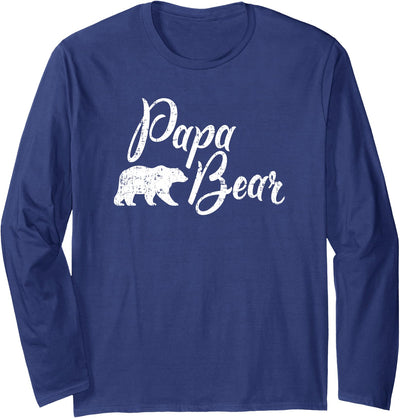 Papa Bear Father's Day Long Sleeve Shirt