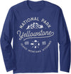 Yellowstone National Park Clothing Co. Yellowstone US National Park Bison Buffalo Vintage Men Women Long Sleeve T-Shirt -