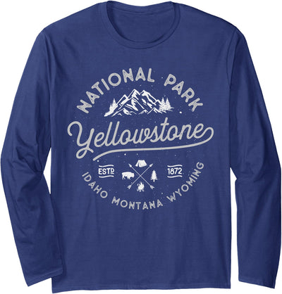 Cow Yellowstone Us National Park Bison Buffalo Vintage T-Shirt