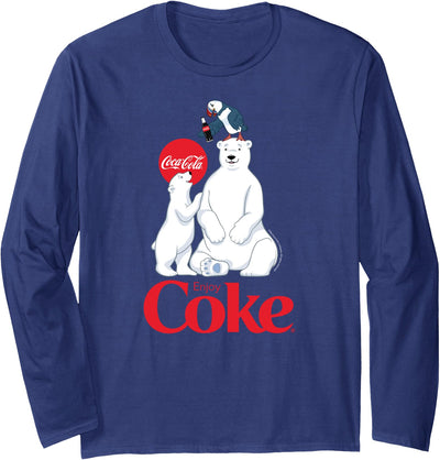 Coca-Cola Company Coca-Cola - Polar Bears And Coca-Cola Long Sleeve T-Shirt