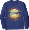 Sleeping Bear Dunes National Lakeshore Designs Sleeping Bear Dunes National Lakeshore Distressed Circle Long Sleeve T-Shirt - Navy Blue