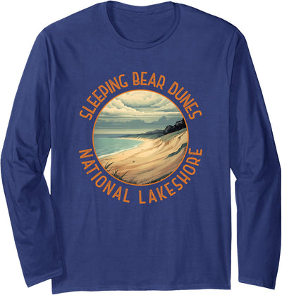Sleeping Bear Dunes National Lakeshore Distressed Circle Long Sleeve Shirt