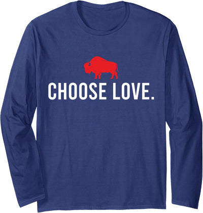 Cow Choose Love Buffalo Stop Hate End Racism Stop T-Shirt