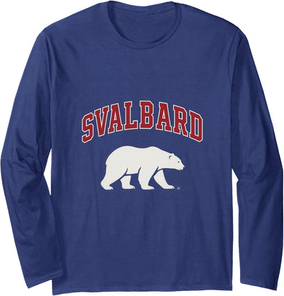Svalbard Arctic Norway Svalbard Norway Polar Bear Arctic Cruise Travel Souvenir Long Sleeve T-Shirt