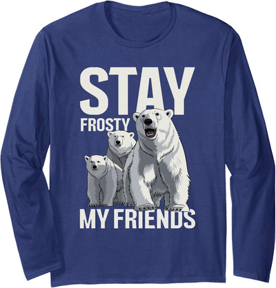 Polar bear gifts for men and women Polar Bear Long Sleeve T-Shirt