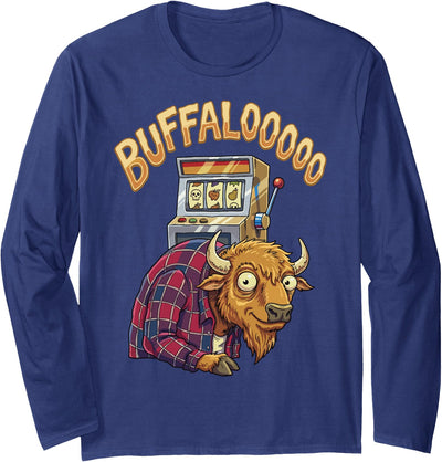 Gambling Buffalo Gambler Casino Jackpot Lucky Buffalo Casino T-Shirt