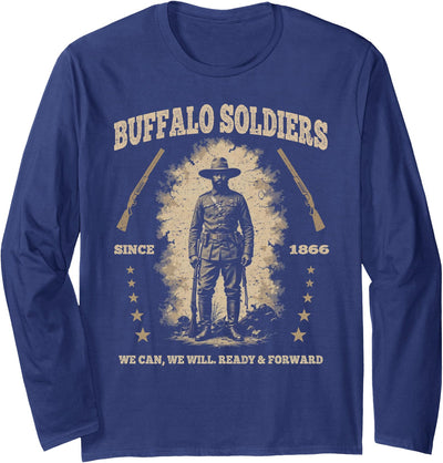 Buffalo Soldiers African American Buffalo Black Culture Usa Soldiers T-Shirt
