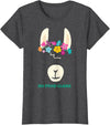 Llama Shirts & Alpaca Gifts No Prob Llama Christmas Women Kids Girls Birthday T-Shirt - Dark Heather Grey