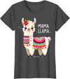 Magical and Funny Llama lover Gifts Mama Llama Mother's Day Birthday Party Mom Alpaca Llama T-Shirt - Dark Heather Grey