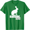 Show Dad Rabbit County Fair Livestock T-Shirt in Kelly Green