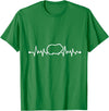 Animal Tee & Guinea Pig Animal Furry Potato Heartbeat Guinea Pig T-Shirt - Kelly Green