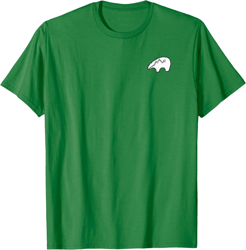 P&L Originals Zuni Bear pocket-style tee shirt emblem T-Shirt - Kelly Green
