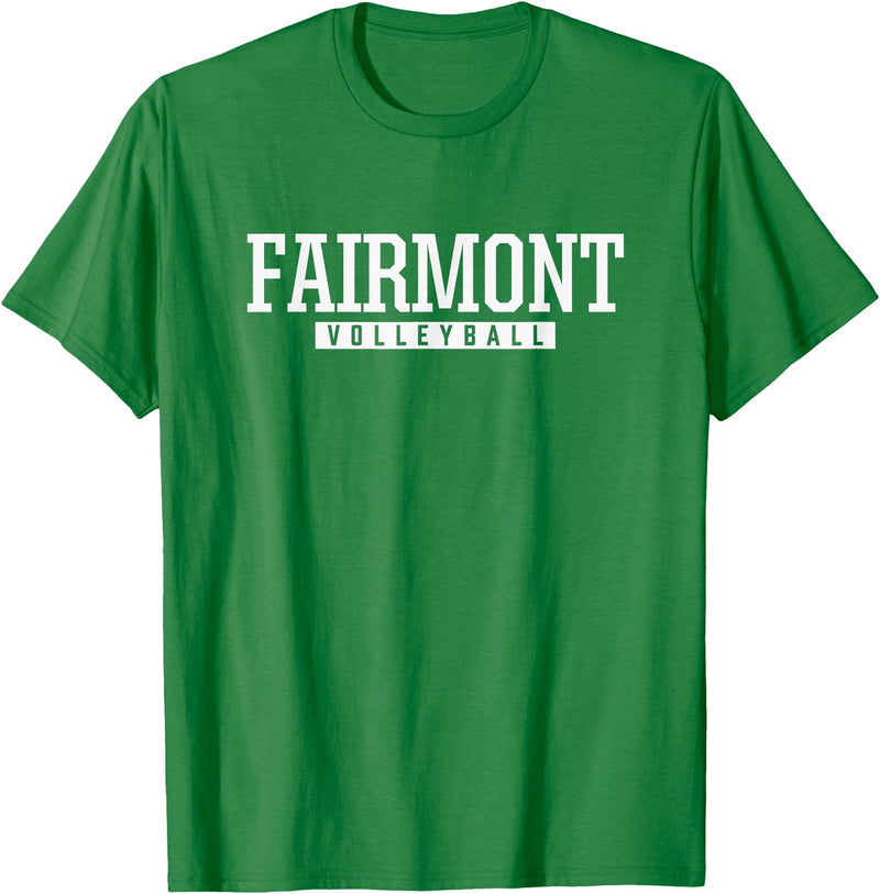Fairmont Polar Bears Official High School Gear Fairmont Senior High School Volleyball T-Shirt - Kelly Green