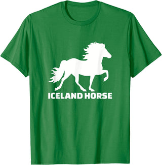 Icelandic horse gifts Icelandic horse T-Shirt - Kelly Green