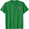Camo Cross Fishing Faith Christian 2 Sided Hunting Fishing Cross Camo Faith Christian Fisherman Hunter T-Shirt - Kelly Green