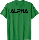 Mens ALPHA Gym Rabbit Workout Bodybuilding Fitness T-Shirt in Kelly Green