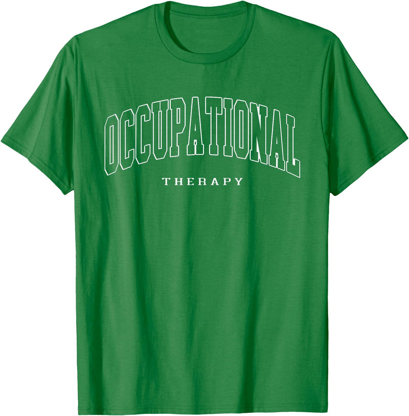 Vintage Pediatric Occupational Therapist Apparel Pediatric Occupational Therapy Occupational Therapist OT T-Shirt - Kelly