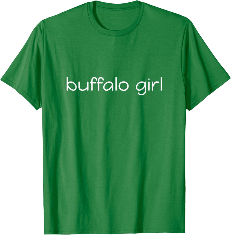 Classic Buffalo Hometowner Buffalo Girl American City Pride T-Shirt - Kelly Green