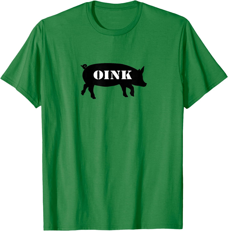 Bear Daddy Oink Pig Play Funny Gay Men's T-Shirt T-Shirt - Kelly Green