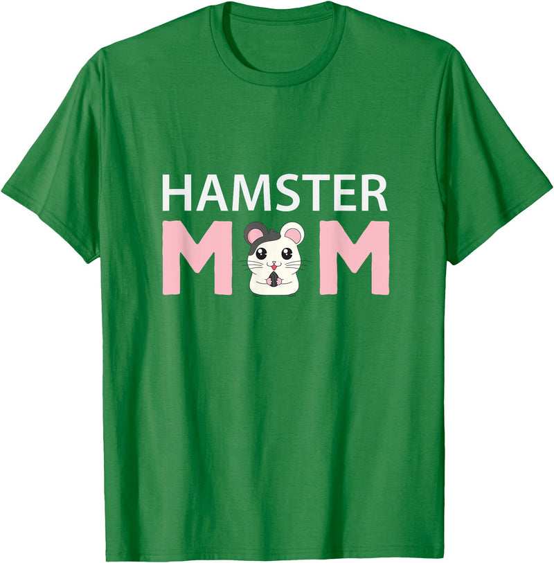 Hamster Mom Hamster T-Shirt - Kelly Green