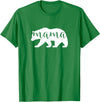 The Persnickety Owl Family Bears #1 Mama Bear Shirt Mama Bear T-Shirt Mama Mom Mommy Tee Shirt T-Shirt - Kelly Green