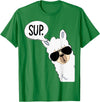 Funny Alpaca Gifts Accessories Alpaca Llama Sup T-Shirt - Kelly Green