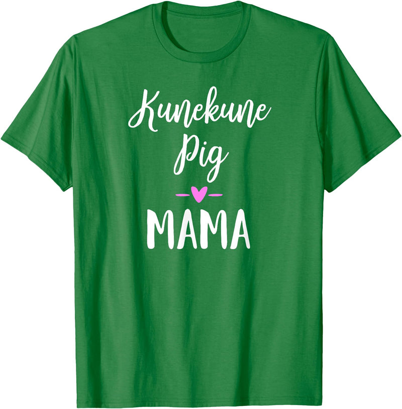 Angry Ant Graphics - Kunekune Pig Gifts Kune Kune Pig Gift for Women - Kunekune Pig Mama T-Shirt - Kelly Green