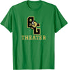 Buffalo Gap High School, Swoope, VA 24479 Buffalo Gap High School Bison Theater T-Shirt - Kelly Green