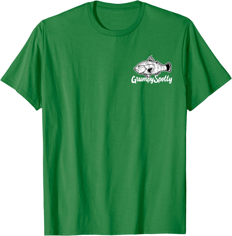 Grumpy Spotty Apparel Grumpy Spotted Bay Bass Everyday Shirt T-Shirt - Kelly Green