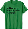 Horse Lovers T-Shirts and Gifts Funny Sleepless Foaling Season T-Shirt - Kelly Green