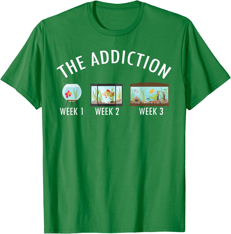 Funny Evolution Of Fish Lover Aquarium Girls Boys Funny Fish Lover Evolution Home Aquarium Fish Tank Pet Lover T-Shirt - Kelly Green