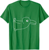 Duck Rabbit Wittgenstein Confusion Optical Illusion Logic T-Shirt in Kelly Green