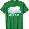 Eisbär Klimawandel Geschenkidee Funny Polar Bear North Pole Polar Bear Love Climate Change T-Shirt - Kelly Green