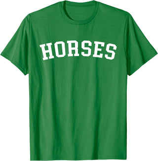 Horses - Designs Horses T-Shirt - Kelly Green