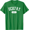 Freedom 4 All Apparel Co. Subtle Resistance Uckfay Umptray Pig Latin 8647 Funny T-Shirt - Kelly Green