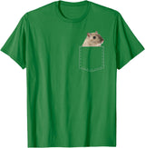 Boys Girls Cute Cool Hamster Lover T-Shirt Gift for Kids T-Shirt - Kelly Green