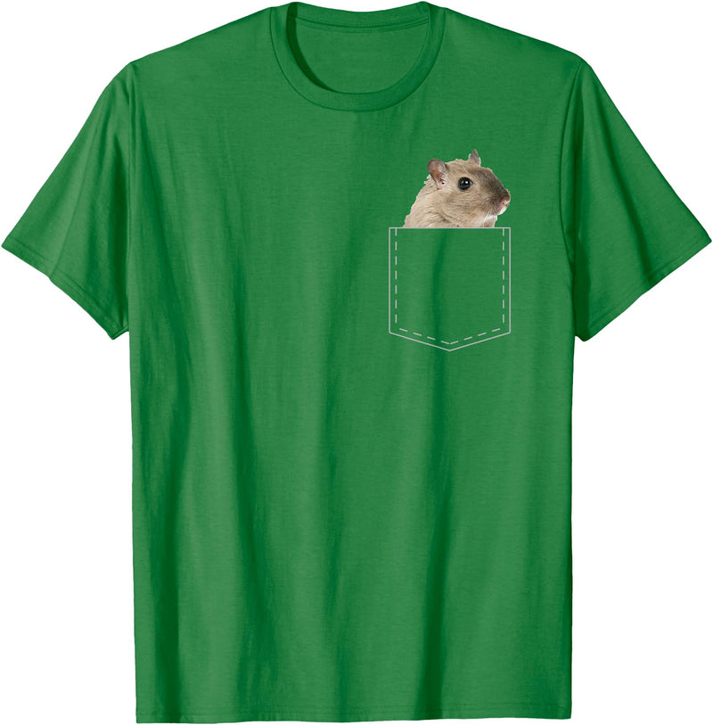 Boys Girls Cute Cool Hamster Lover T-Shirt Gift for Kids T-Shirt - Kelly Green