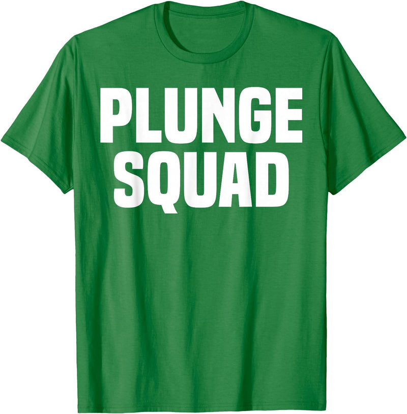 Winter Sport Polar Bear Plunge Design Outfit Ice Bear Plunge - Plunge Squad T-Shirt - Kelly Green
