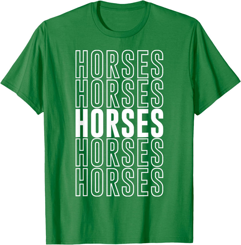 Horses Apparel Horses T-Shirt - Kelly Green