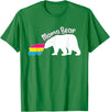 Mama LGBT . Mama Bear LGBT Pansexual Pride T-Shirt - Kelly Green