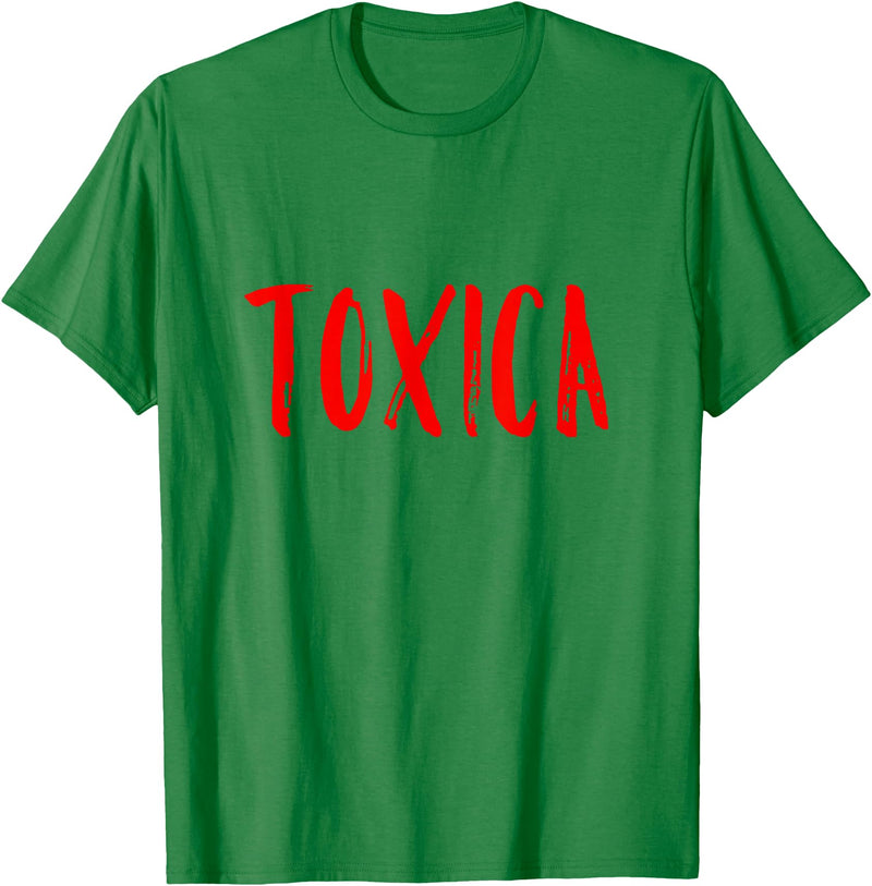The Spanish Cow Toxica Funny Spanish Toxic Mexican T-Shirt - Kelly Green
